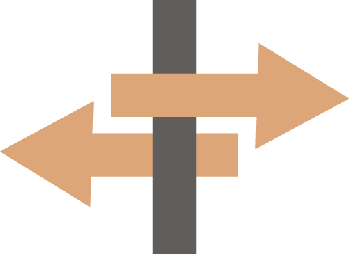 Ein Wegweiser-Icon symbolisiert die verschiedenen Möglichkeiten der Altersvorsorge für Beamte