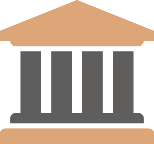 Im Icon-Stil sind die 3 Säulen der Altersvorsorge für Unternehmer abgebildet